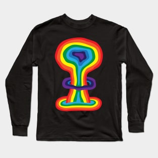 Rainbow Mushroom Long Sleeve T-Shirt